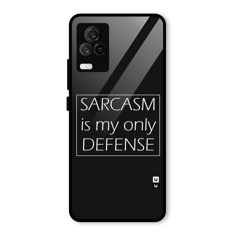 Sarcasm Defence Glass Back Case for Vivo iQOO 7 Legend 5G