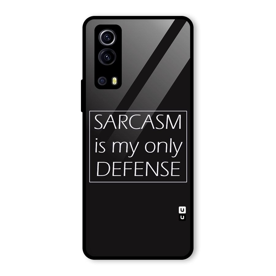 Sarcasm Defence Glass Back Case for Vivo iQOO Z3