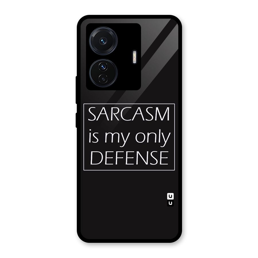 Sarcasm Defence Glass Back Case for Vivo iQOO Z6 Pro