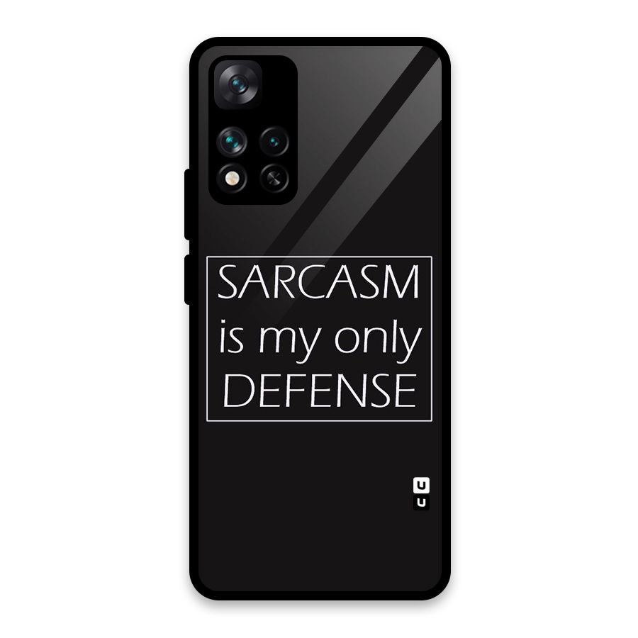 Sarcasm Defence Glass Back Case for Xiaomi 11i HyperCharge 5G