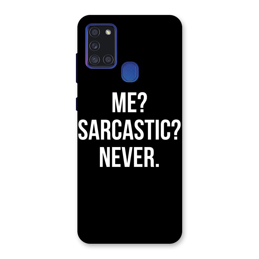Sarcastic Quote Back Case for Galaxy A21s