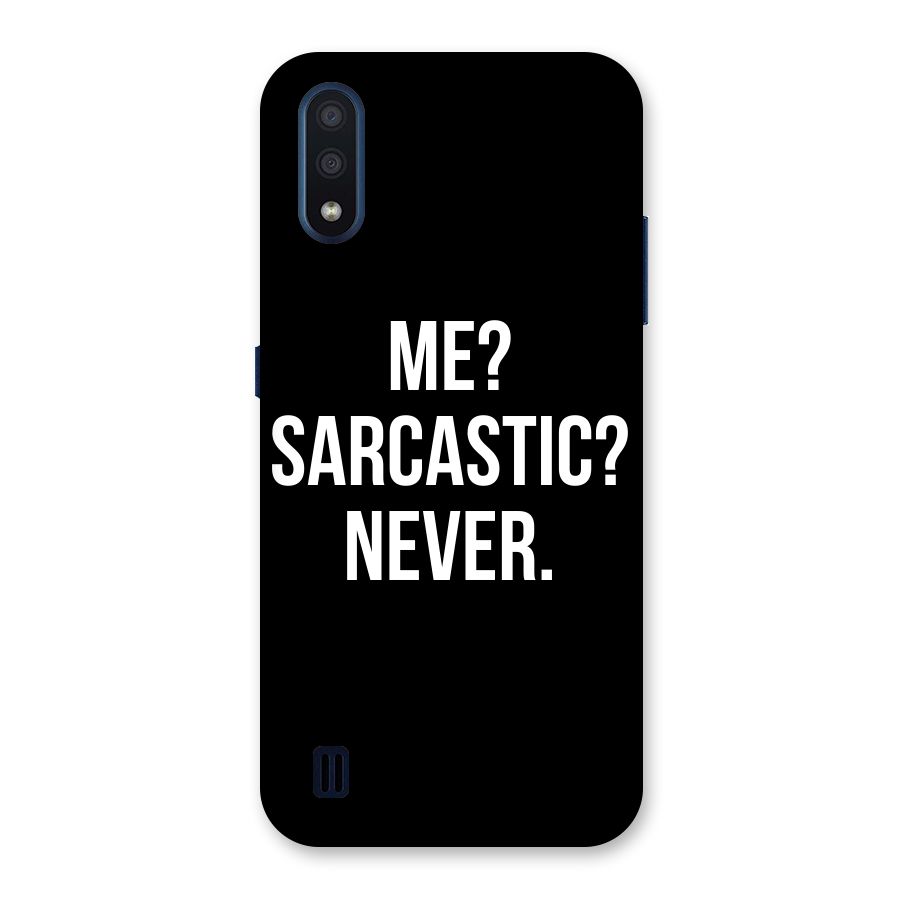 Sarcastic Quote Back Case for Galaxy M01