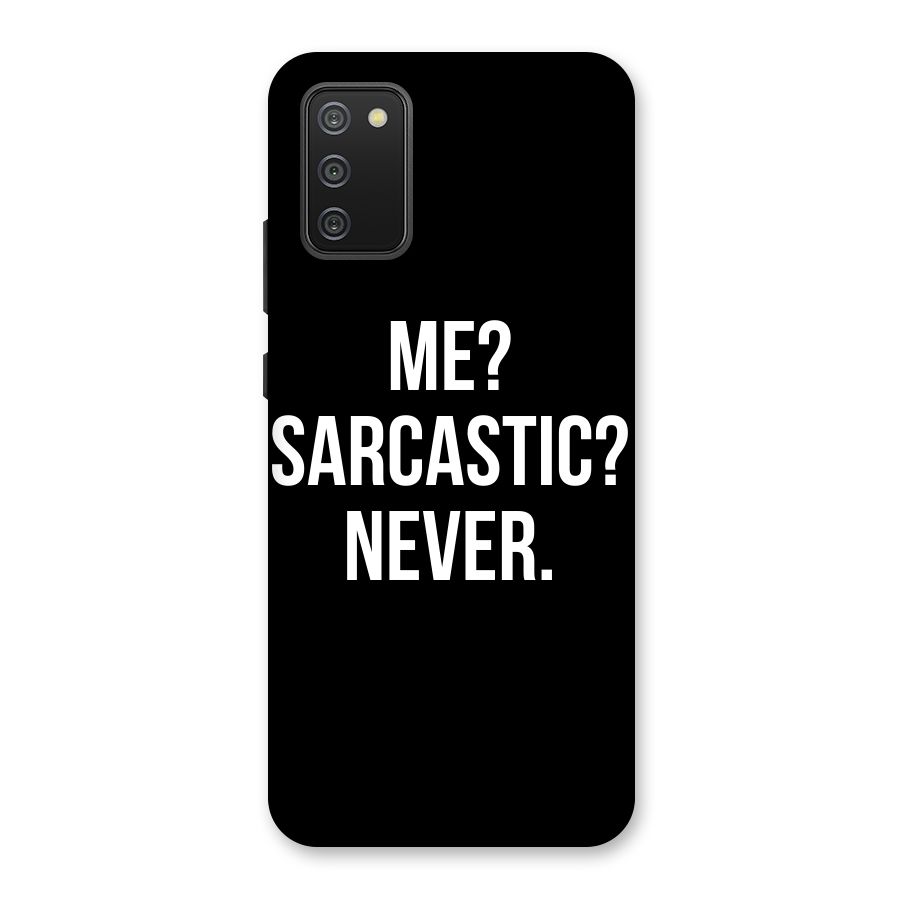 Sarcastic Quote Back Case for Galaxy M02s