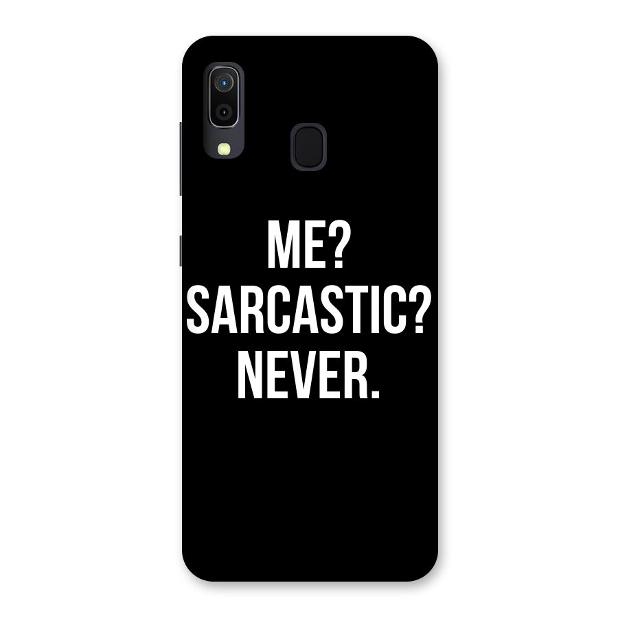 Sarcastic Quote Back Case for Galaxy M10s