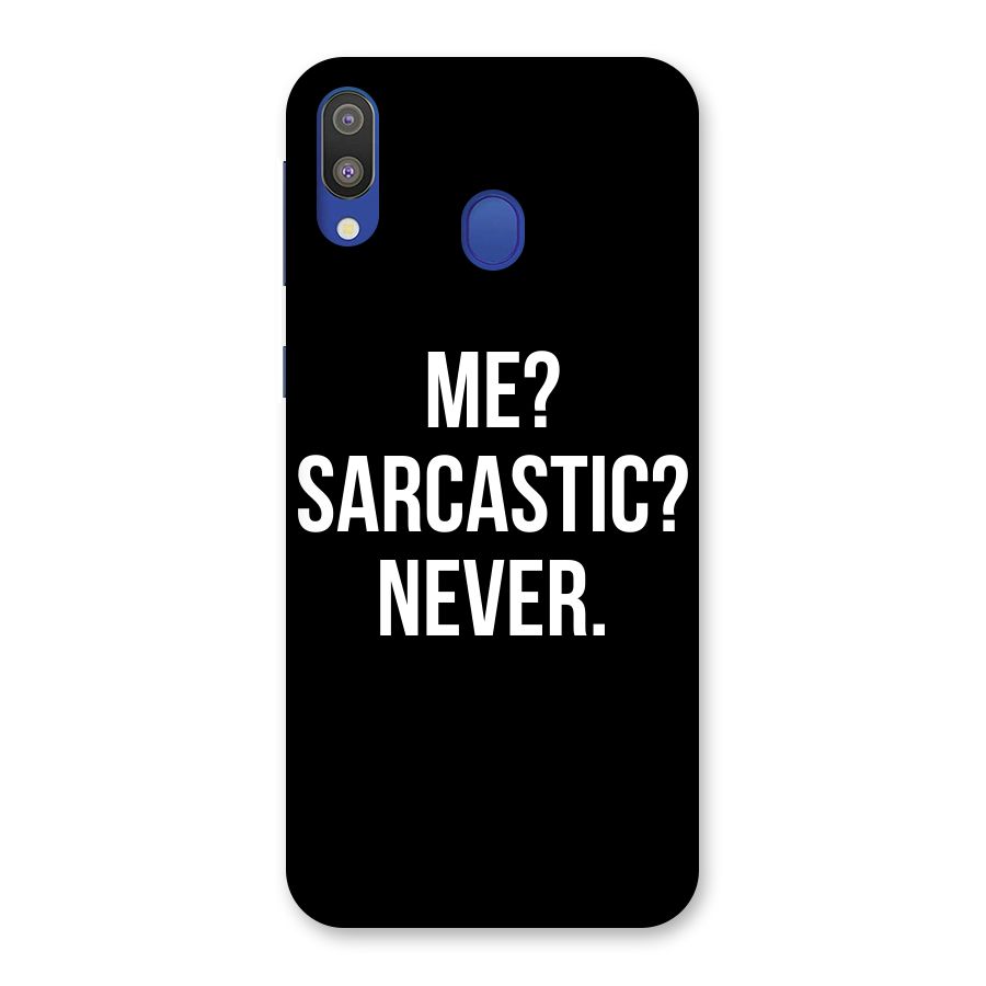 Sarcastic Quote Back Case for Galaxy M20