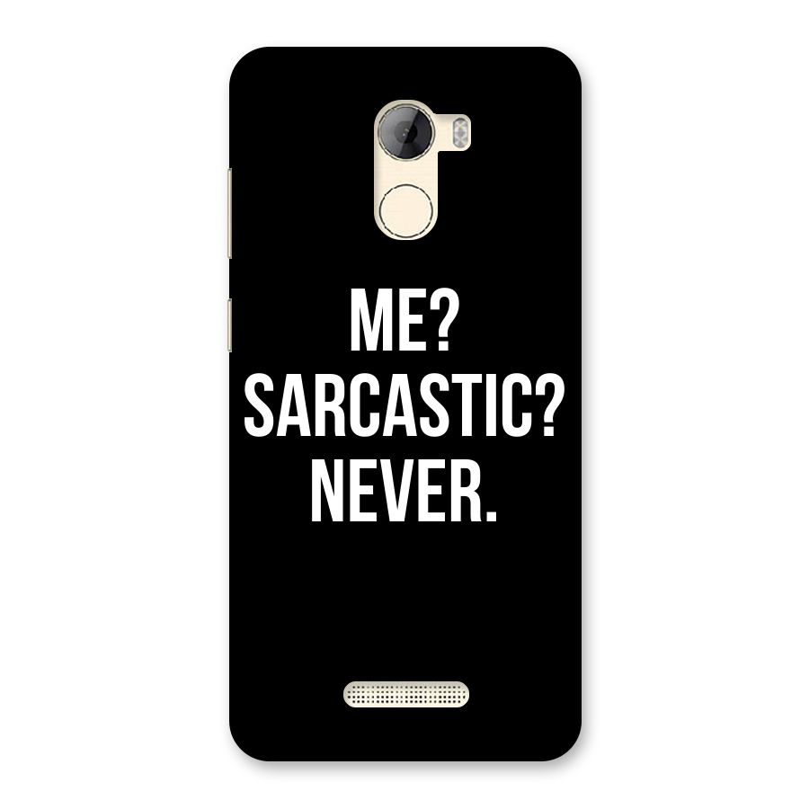 Sarcastic Quote Back Case for Gionee A1 LIte