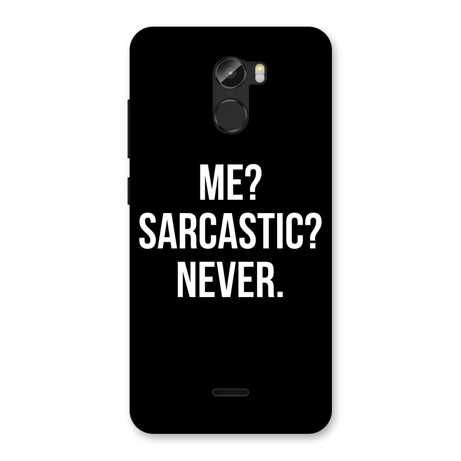 Sarcastic Quote Back Case for Gionee X1