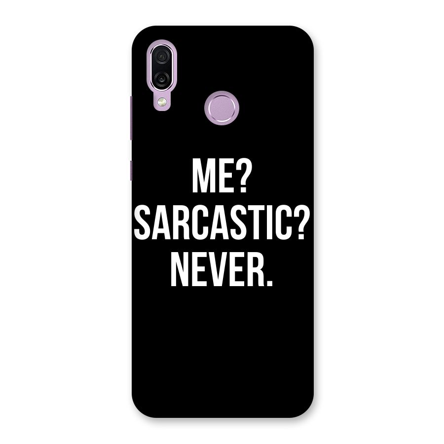 Sarcastic Quote Back Case for Honor Play
