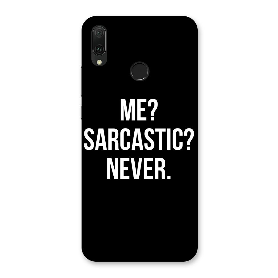 Sarcastic Quote Back Case for Huawei Y9 (2019)