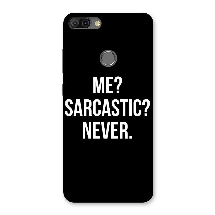 Sarcastic Quote Back Case for Infinix Hot 6 Pro
