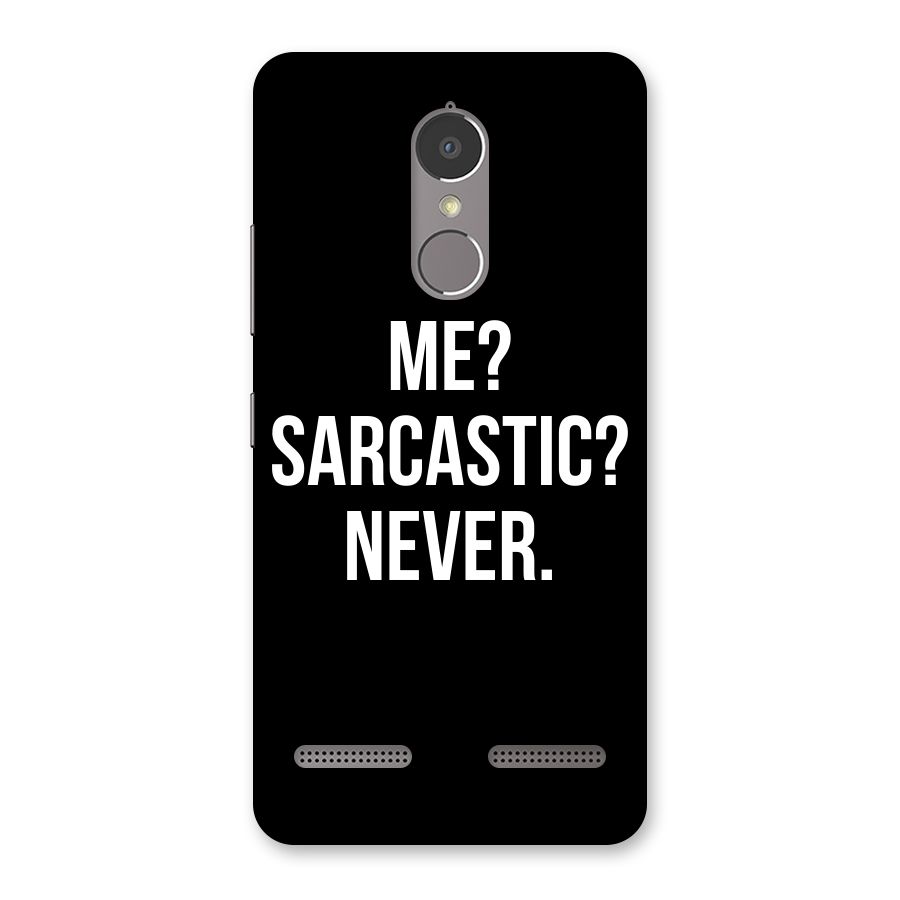 Sarcastic Quote Back Case for Lenovo K6 Power