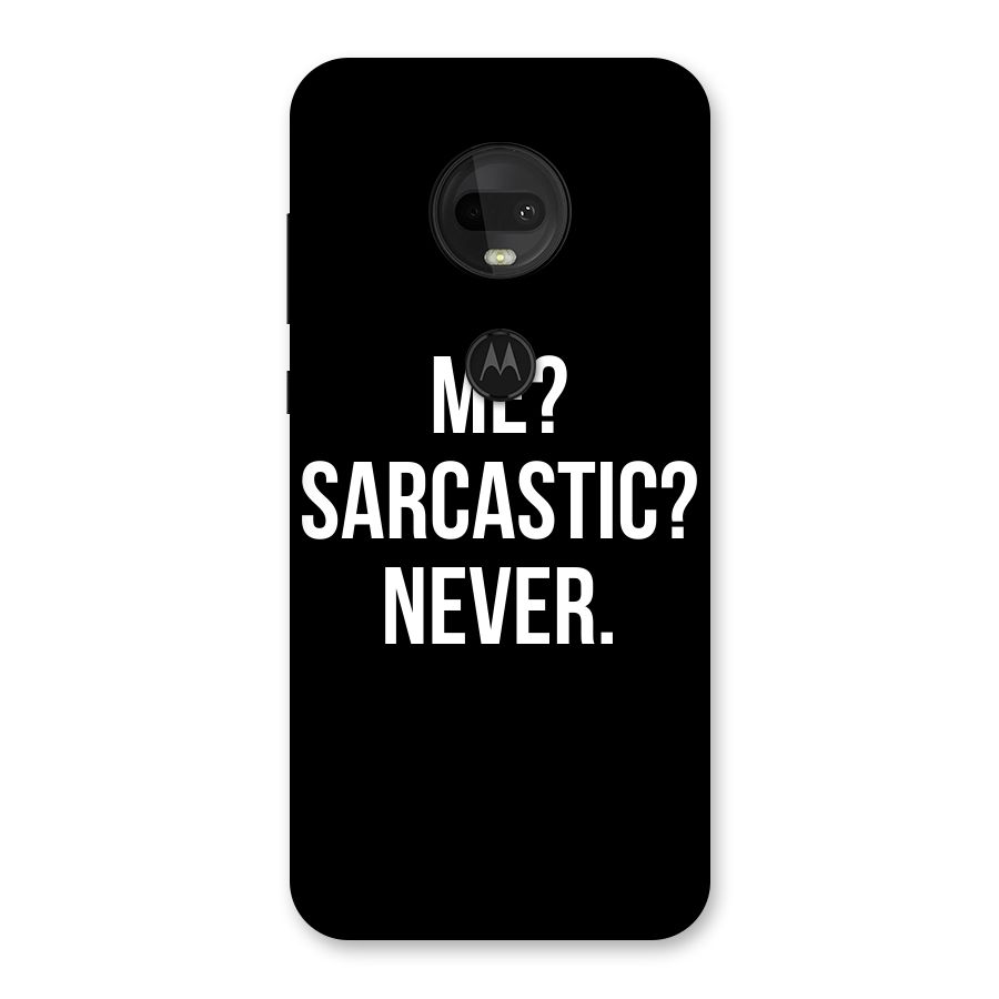 Sarcastic Quote Back Case for Moto G7
