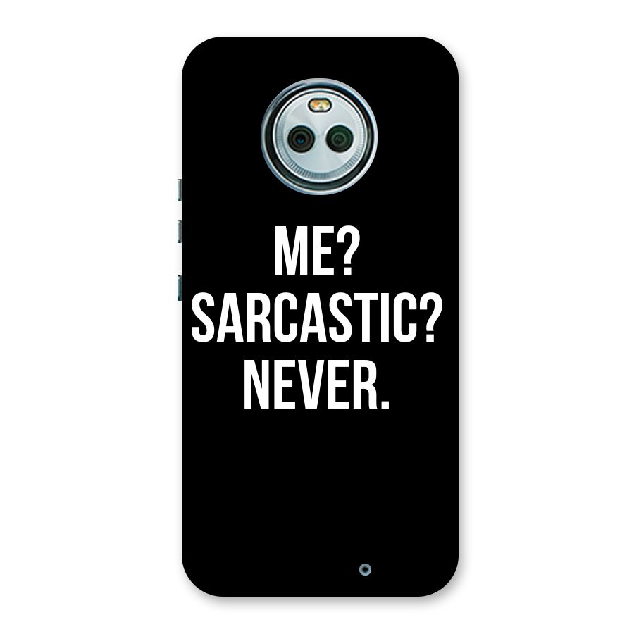 Sarcastic Quote Back Case for Moto X4
