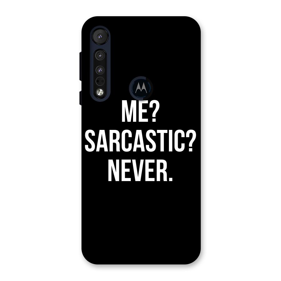 Sarcastic Quote Back Case for Motorola One Macro