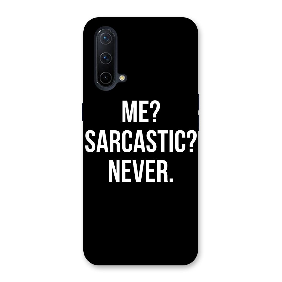 Sarcastic Quote Back Case for OnePlus Nord CE 5G