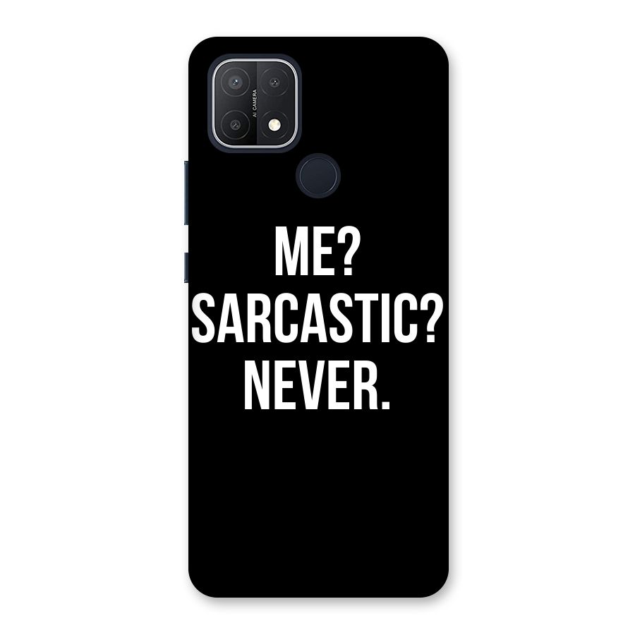Sarcastic Quote Back Case for Oppo A15