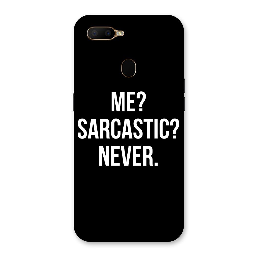 Sarcastic Quote Back Case for Oppo A5s