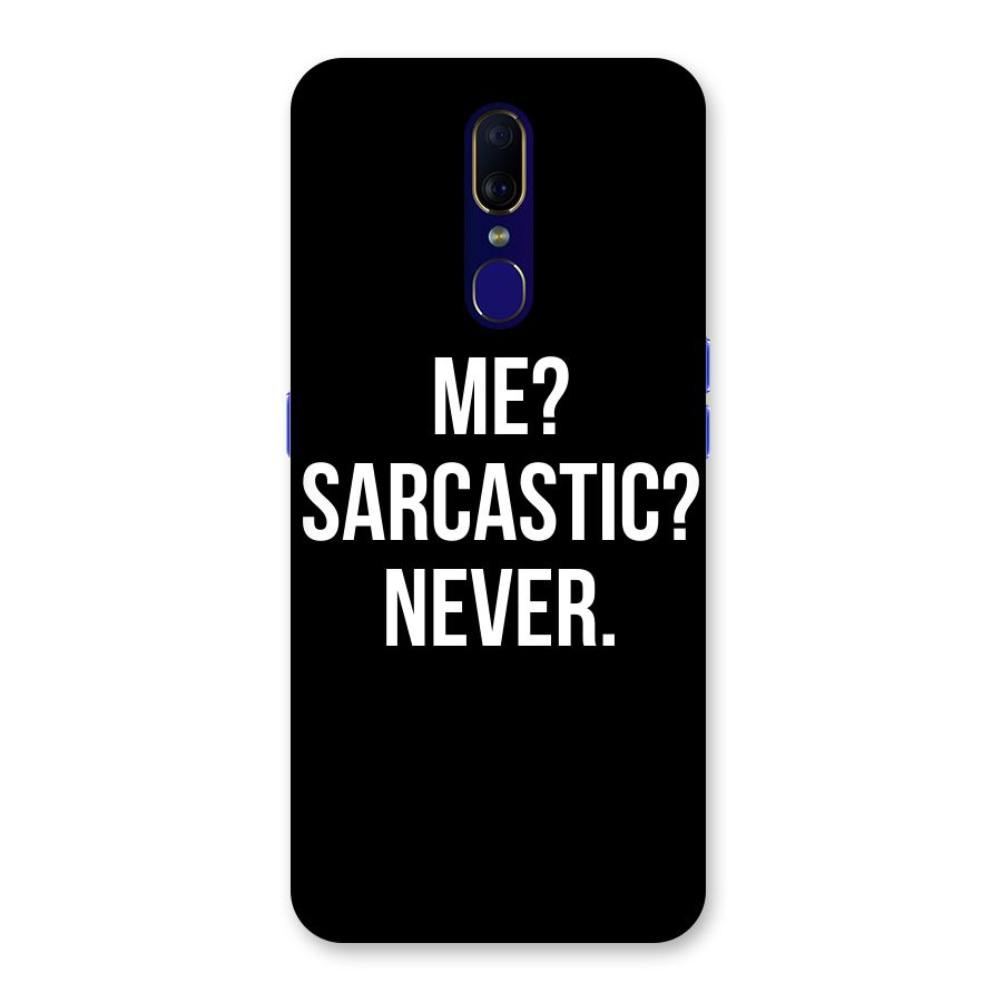 Sarcastic Quote Back Case for Oppo A9