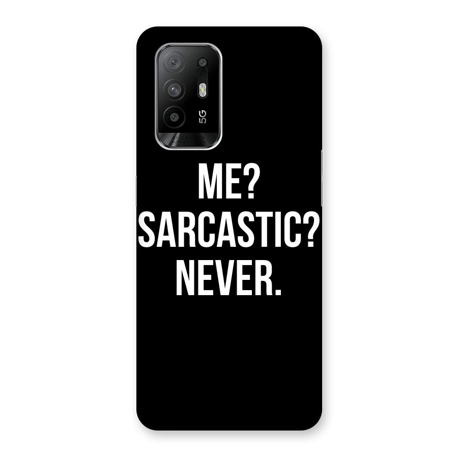 Sarcastic Quote Back Case for Oppo F19 Pro Plus 5G