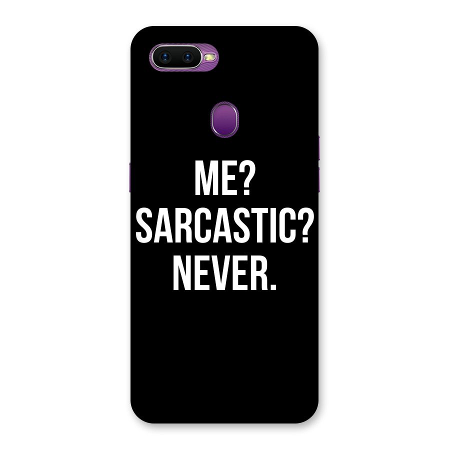 Sarcastic Quote Back Case for Oppo F9