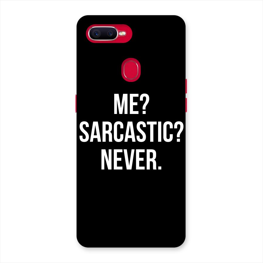 Sarcastic Quote Back Case for Oppo F9 Pro