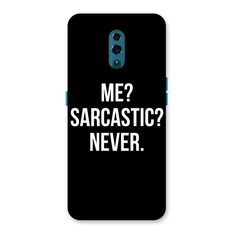 Sarcastic Quote Back Case for Oppo Reno