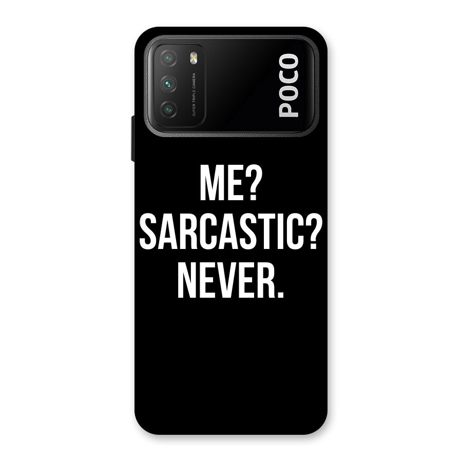 Sarcastic Quote Back Case for Poco M3