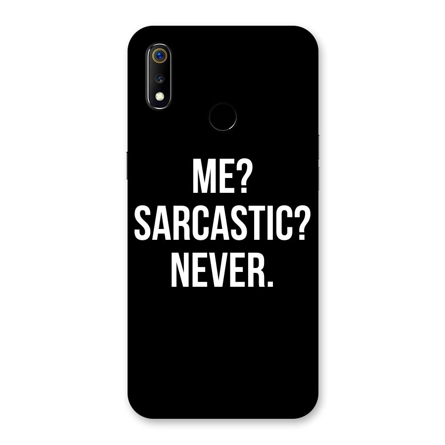 Sarcastic Quote Back Case for Realme 3