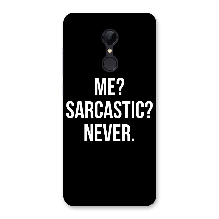 Sarcastic Quote Back Case for Redmi 5