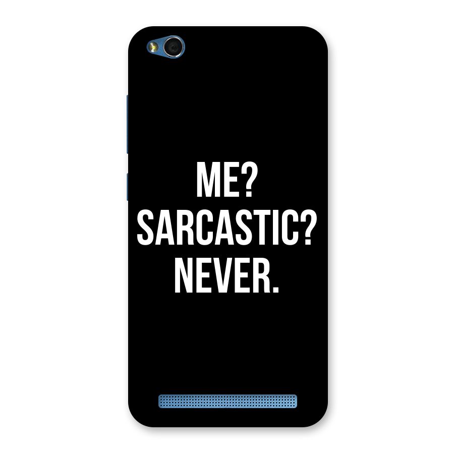 Sarcastic Quote Back Case for Redmi 5A