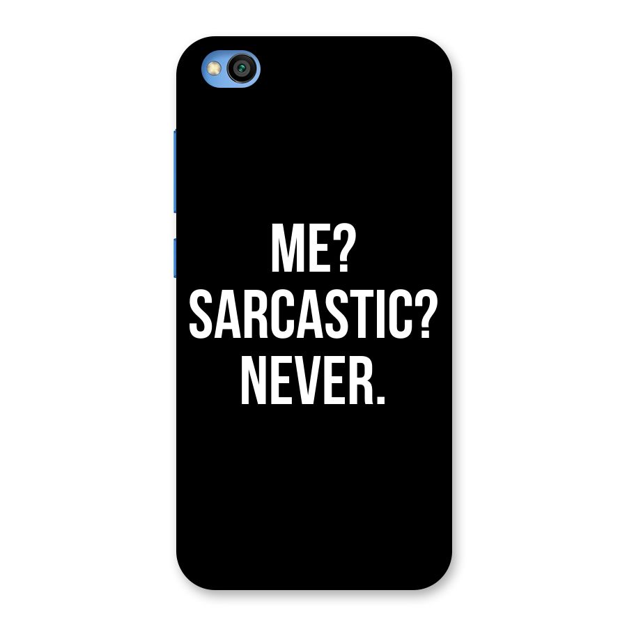 Sarcastic Quote Back Case for Redmi Go