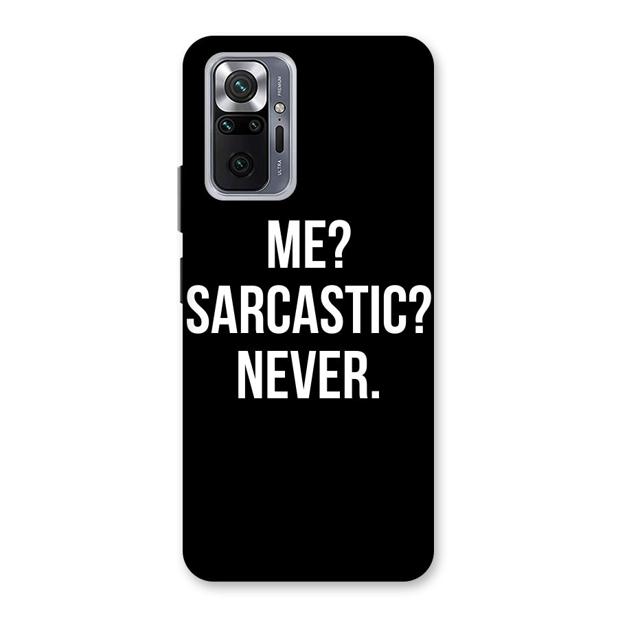 Sarcastic Quote Back Case for Redmi Note 10 Pro Max