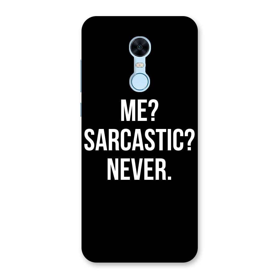 Sarcastic Quote Back Case for Redmi Note 5