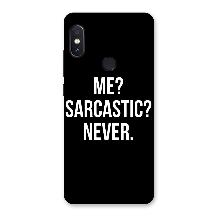 Sarcastic Quote Back Case for Redmi Note 5 Pro