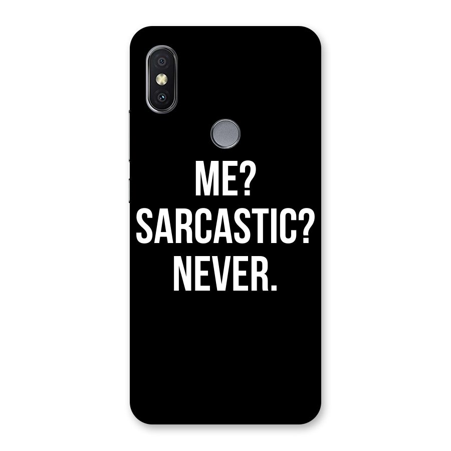 Sarcastic Quote Back Case for Redmi Y2