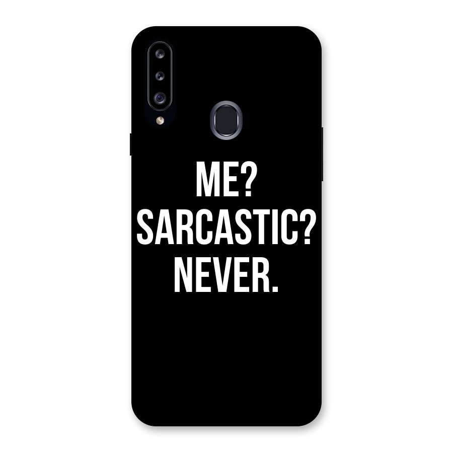 Sarcastic Quote Back Case for Samsung Galaxy A20s