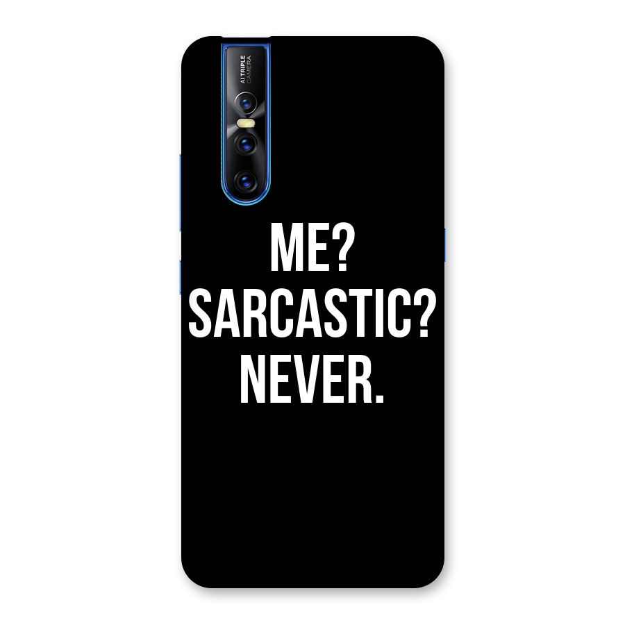 Sarcastic Quote Back Case for Vivo V15 Pro