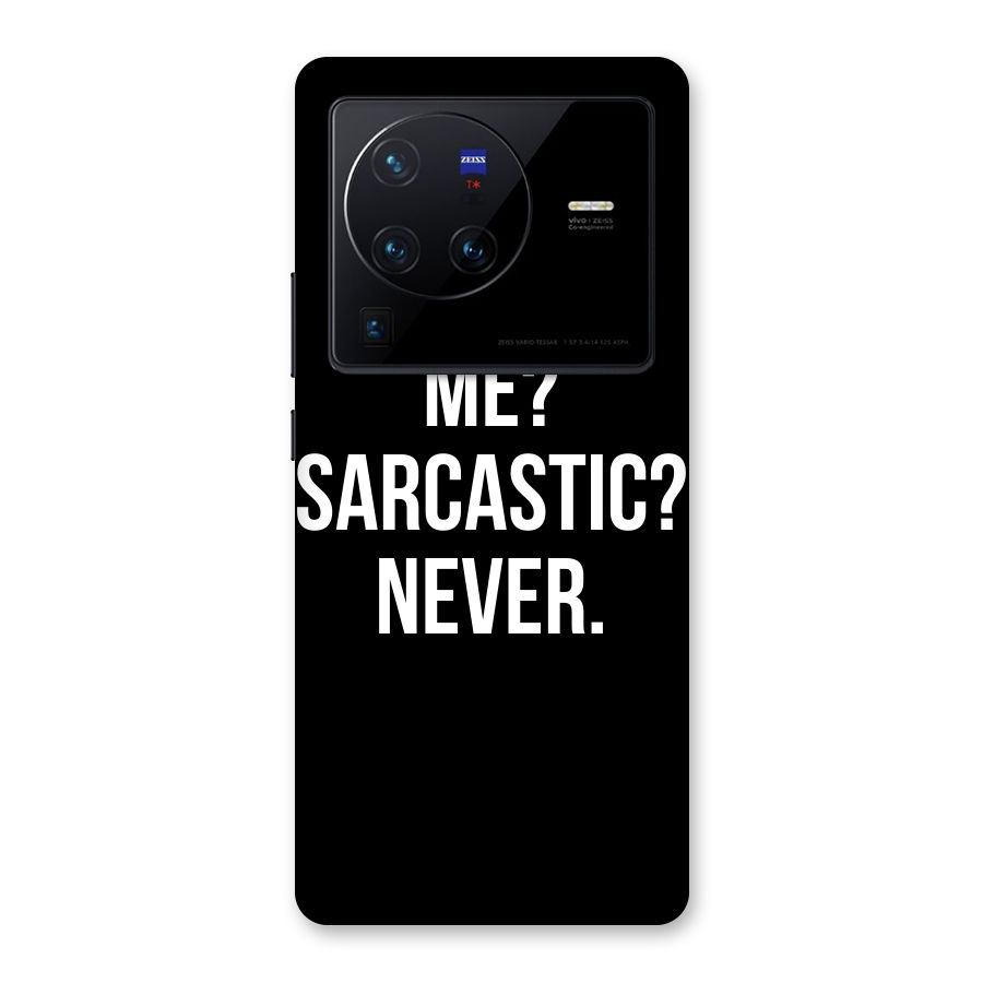 Sarcastic Quote Back Case for Vivo X80 Pro