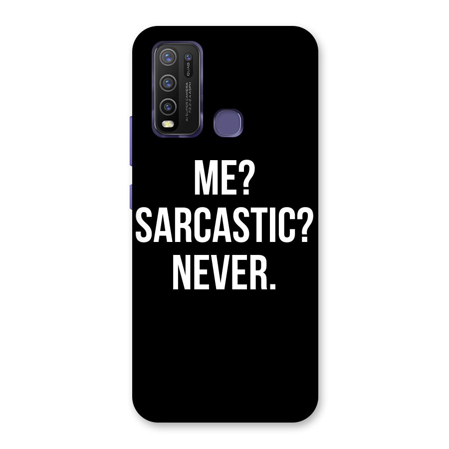 Sarcastic Quote Back Case for Vivo Y50
