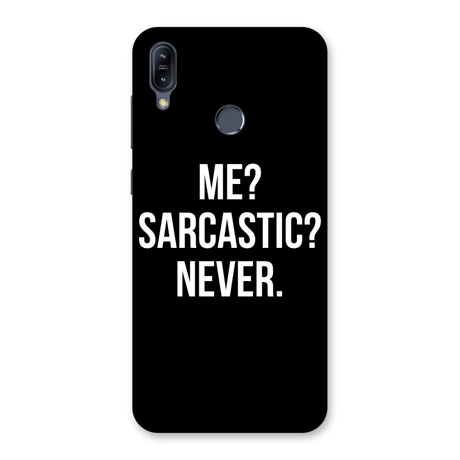 Sarcastic Quote Back Case for Zenfone Max M2
