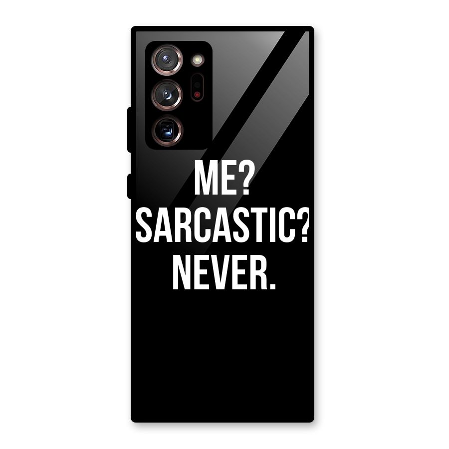 Sarcastic Quote Glass Back Case for Galaxy Note 20 Ultra