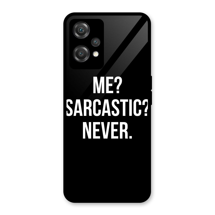 Sarcastic Quote Glass Back Case for OnePlus Nord CE 2 Lite 5G