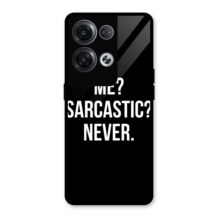 Sarcastic Quote Glass Back Case for Oppo Reno8 Pro 5G