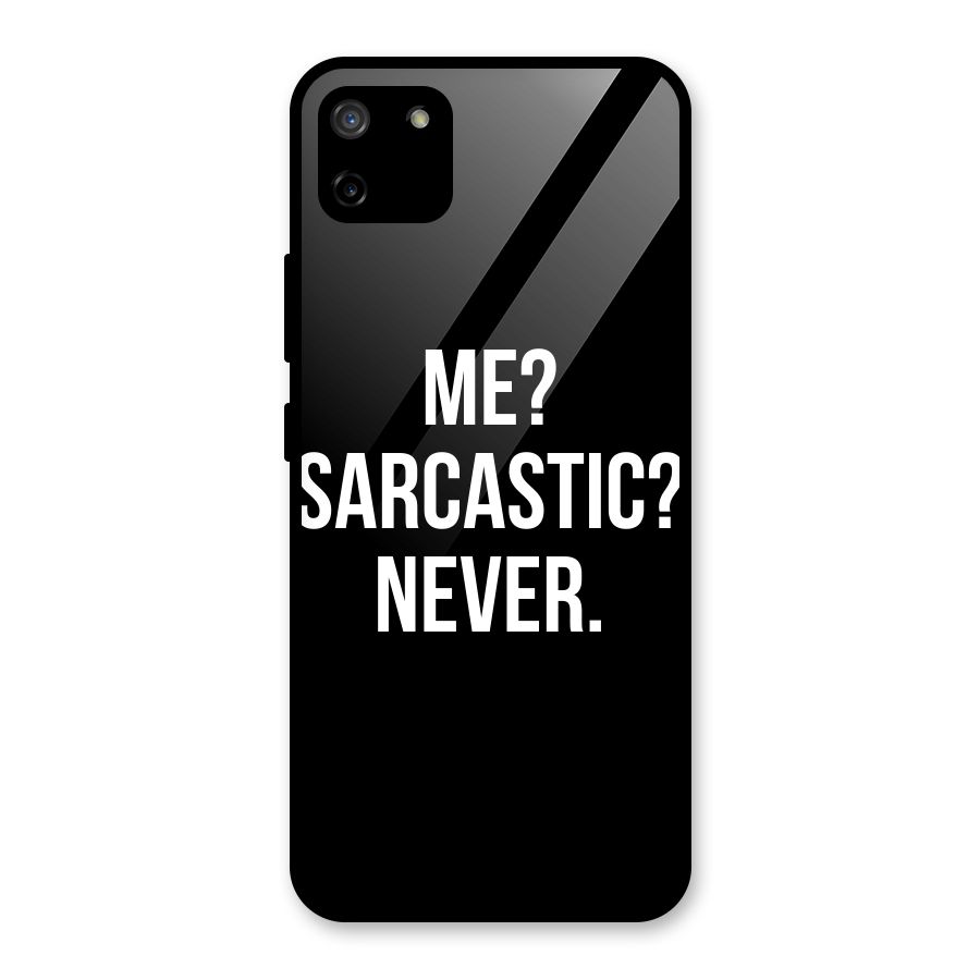 Sarcastic Quote Glass Back Case for Realme C11