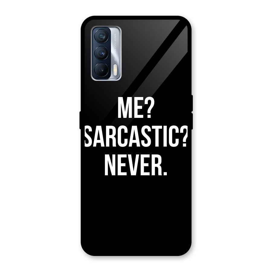 Sarcastic Quote Glass Back Case for Realme X7