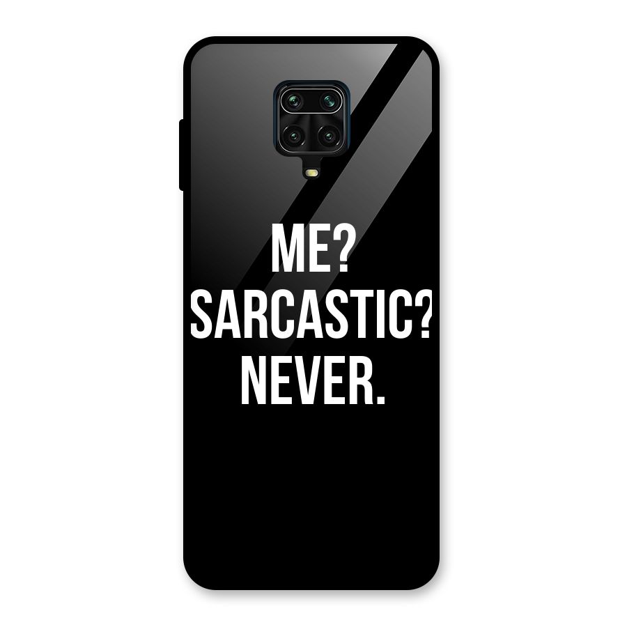 Sarcastic Quote Glass Back Case for Redmi Note 10 Lite
