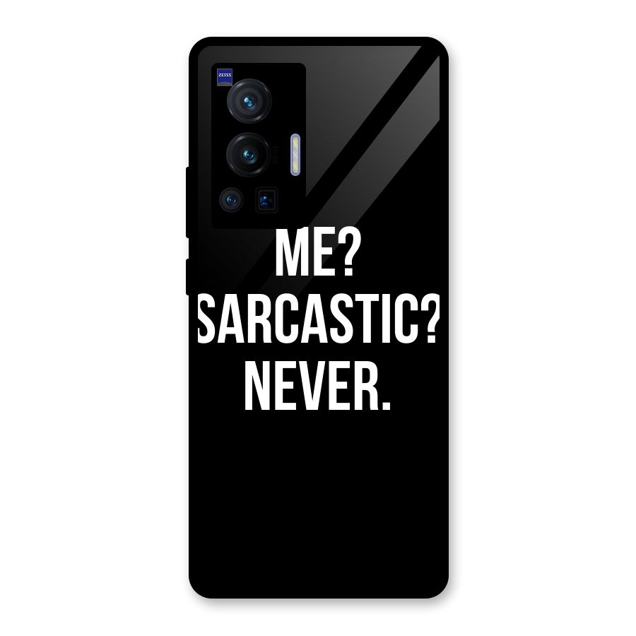 Sarcastic Quote Glass Back Case for Vivo X70 Pro