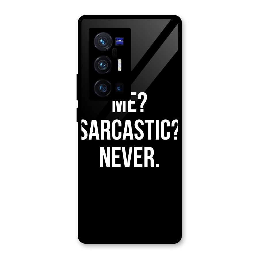 Sarcastic Quote Glass Back Case for Vivo X70 Pro Plus