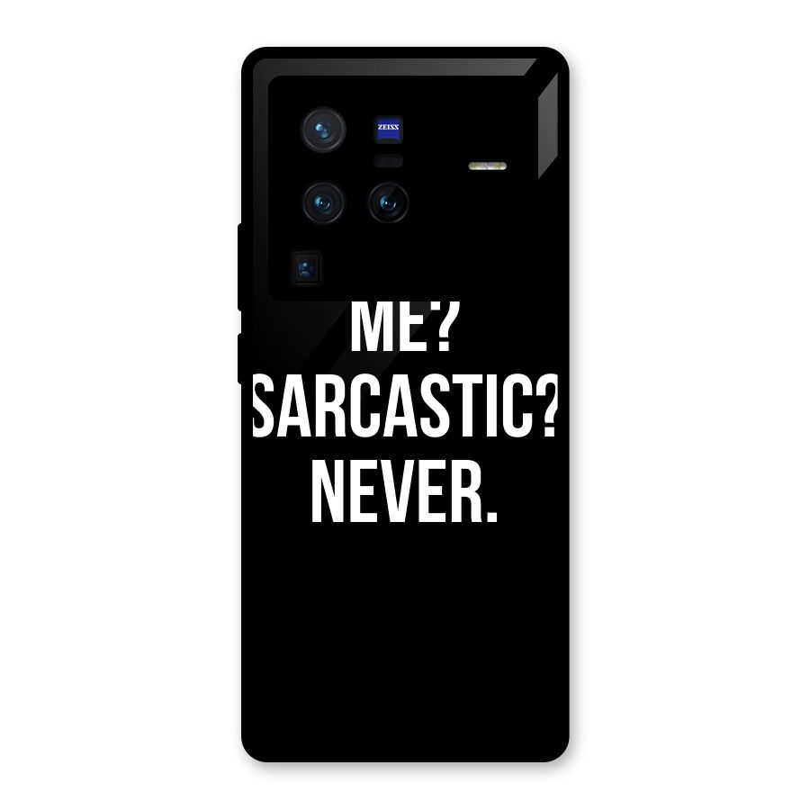 Sarcastic Quote Glass Back Case for Vivo X80 Pro