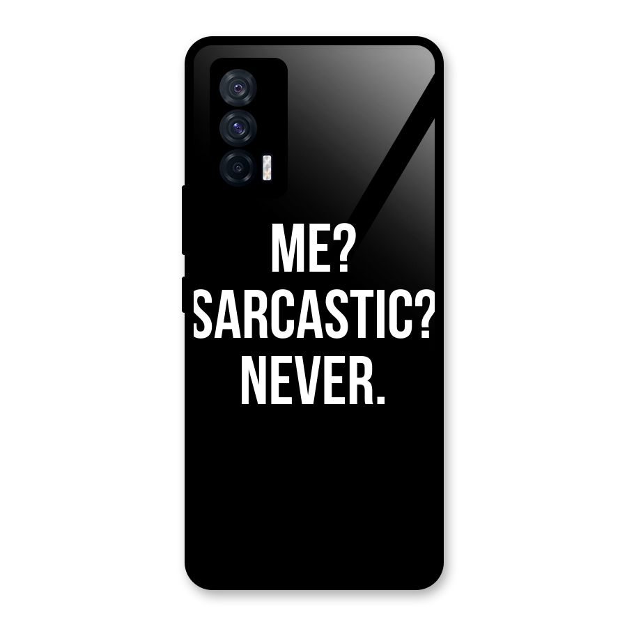 Sarcastic Quote Glass Back Case for Vivo iQOO 7 5G